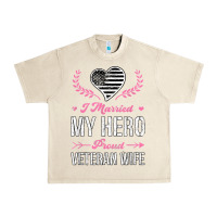 Sandshell i married my hero proud veteran wife usa military husband t shirt Urban Heavy Tee - linhVisuals