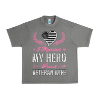 Tornado i married my hero proud veteran wife usa military husband t shirt Urban Heavy Tee - linhVisuals