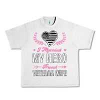 Lunar Rock i married my hero proud veteran wife usa military husband t shirt Urban Heavy Tee - linhVisuals