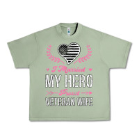 Oil Green i married my hero proud veteran wife usa military husband t shirt Urban Heavy Tee - linhVisuals
