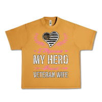 Peanut Butter i married my hero proud veteran wife usa military husband t shirt Urban Heavy Tee - linhVisuals