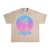 French Oak sarasota florida vintage retro palm tree t shirt Urban Heavy Tee - linhVisuals