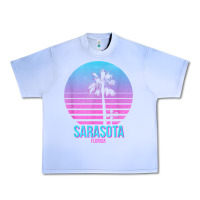 Grape Ice sarasota florida vintage retro palm tree t shirt Urban Heavy Tee - linhVisuals