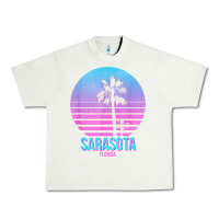 Pistachio sarasota florida vintage retro palm tree t shirt Urban Heavy Tee - linhVisuals