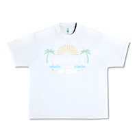 White sanibel island retro style florida t shirt Urban Heavy Tee - linhVisuals