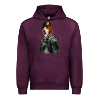 Mauve Wine Pet Portraits, Custom Pet Portraits, Renaissance Pet Portraits, Custom Urban Hoodie - RanaPortraitStore
