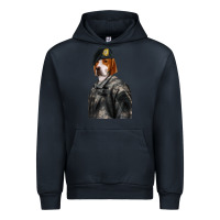 Navy Pet Portraits, Custom Pet Portraits, Renaissance Pet Portraits, Custom Urban Hoodie - RanaPortraitStore