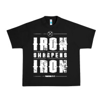 Black iron sharpens iron proverbs christian bible verse religious pullover h Urban Heavy Tee - linhVisuals