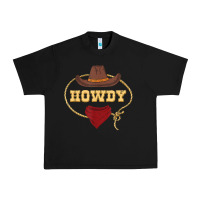 Black howdy shirt western rodeo country cowboy texan t shirt Urban Heavy Tee - linhVisuals