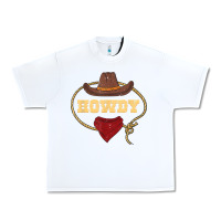 White howdy shirt western rodeo country cowboy texan t shirt Urban Heavy Tee - linhVisuals