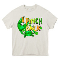 Cream I pinch back with crab st. patricks day Heavy Core Tee - FaDigitalArtStudio
