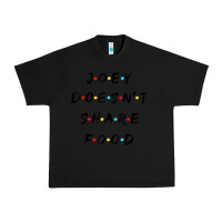 Black funny joey doesn't share food how you doin quoted friends t shirt Urban Heavy Tee - linhVisuals