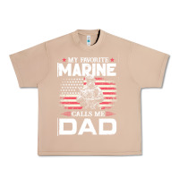 Burro my favorite marine calls me dad t  shirt father's day flag my favorite Urban Heavy Tee - linhVisuals