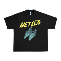 Black wetleg merch Urban Heavy Tee - linhVisuals