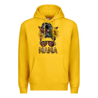 Lemon mess bun mama sunflowers Premium Hoodie - BarkalooDesign