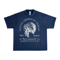 Navy blackfoot tribe native american indian pride respect darker t shirt Urban Heavy Tee - linhVisuals