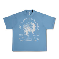 Pebble Blue blackfoot tribe native american indian pride respect darker t shirt Urban Heavy Tee - linhVisuals