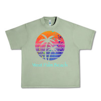 Oil Green west palm beach tropical t shirt for family vacations Urban Heavy Tee - linhVisuals