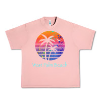 Salmon west palm beach tropical t shirt for family vacations Urban Heavy Tee - linhVisuals