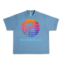 Pebble Blue west palm beach tropical t shirt for family vacations Urban Heavy Tee - linhVisuals