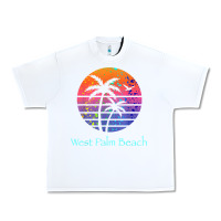 White west palm beach tropical t shirt for family vacations Urban Heavy Tee - linhVisuals