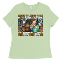 Matcha easter Ladies Tee - CowhideDigitalArt