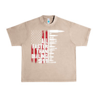 French Oak all faster than dialing 911 american flag gun lover for men t shirt Urban Heavy Tee - linhVisuals