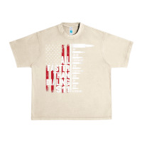 Sandshell all faster than dialing 911 american flag gun lover for men t shirt Urban Heavy Tee - linhVisuals
