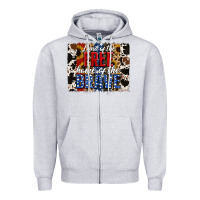 Land Of The Free Home Of The Brave Brushstroke Zipper Hoodie | Teevron