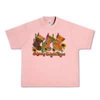Salmon western Christmas Urban Heavy Tee - CowhideDigitalArt