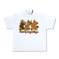 White western Christmas Urban Heavy Tee - CowhideDigitalArt