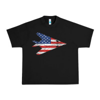 Black f 117 stealth nighthawk aircraft american flag f117 t shirt Urban Heavy Tee - linhVisuals