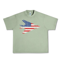 Oil Green f 117 stealth nighthawk aircraft american flag f117 t shirt Urban Heavy Tee - linhVisuals