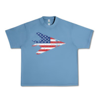 Pebble Blue f 117 stealth nighthawk aircraft american flag f117 t shirt Urban Heavy Tee - linhVisuals