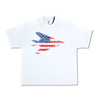 White f 117 stealth nighthawk aircraft american flag f117 t shirt Urban Heavy Tee - linhVisuals