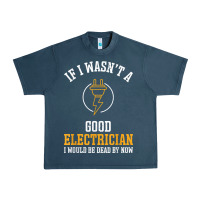 Midnight Navy electrician gifts for men & funny electrical design t shirt Urban Heavy Tee - linhVisuals