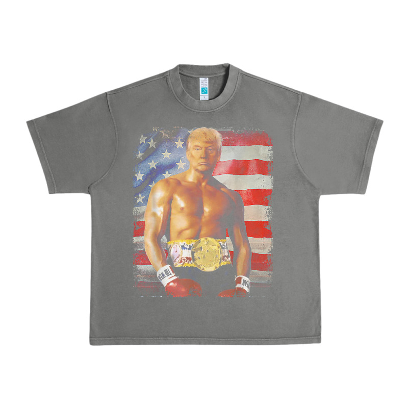Funny Boxer Trump Trump Rocky Meme T Shirt Urban Heavy Tee by linhVisuals | Teevron