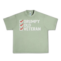 Oil Green grumpy old veteran patriotic american military veteran t shirt Urban Heavy Tee - linhVisuals