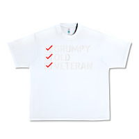 White grumpy old veteran patriotic american military veteran t shirt Urban Heavy Tee - linhVisuals