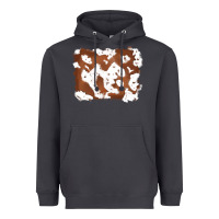 Smoke cowhide Heavyweight Hoodie - RanaPortraitStore