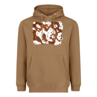 Toasted Coconut cowhide Heavyweight Hoodie - RanaPortraitStore