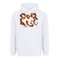 White cowhide Heavyweight Hoodie - RanaPortraitStore