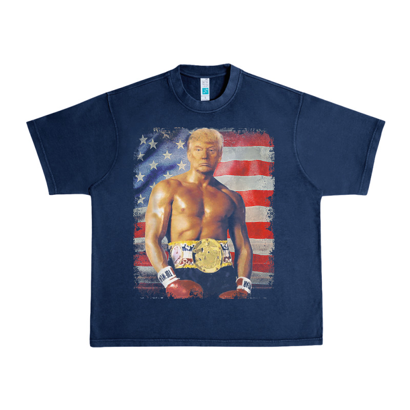 Funny Boxer Trump Trump Rocky Meme T Shirt Urban Heavy Tee by linhVisuals | Teevron