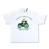 White diddly squat farm green, tractor tee for farmer t shirt Urban Heavy Tee - linhVisuals