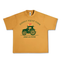 Peanut Butter diddly squat farm green, tractor tee for farmer t shirt Urban Heavy Tee - linhVisuals