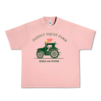 Salmon diddly squat farm green, tractor tee for farmer t shirt Urban Heavy Tee - linhVisuals