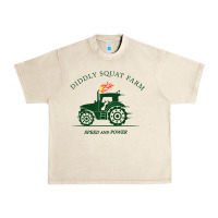 Sandshell diddly squat farm green, tractor tee for farmer t shirt Urban Heavy Tee - linhVisuals