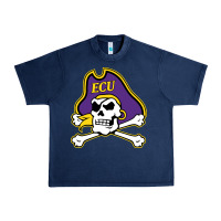 Navy The east carolina pirates Urban Heavy Tee - linhVisuals