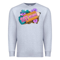 Heather Grey Hello 1st Grade Premium Sweatshirt - RanaPortraitStore