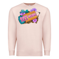 Pale Pink Hello 1st Grade Premium Sweatshirt - RanaPortraitStore